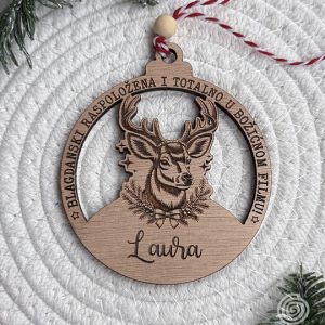 SnipSnep Božić personalizirani Božićni pokloni Personalizirana kuglica