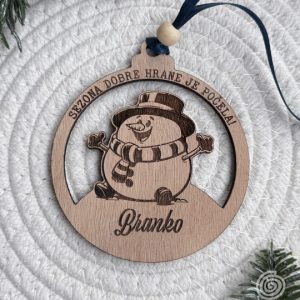 SnipSnep Božić personalizirani Božićni pokloni Personalizirana kuglica