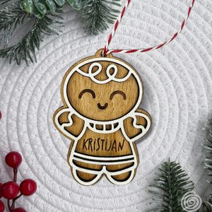 Fulirko Keksić - Drvena kuglica za bor s imenom